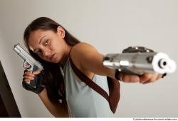 Shrima ACTION POSE WITH GUNS